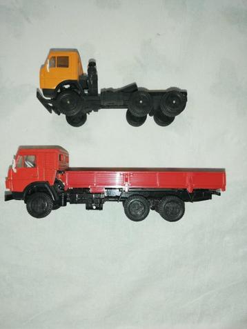 Camions miniatures KAMAZ - URSS beschikbaar voor biedingen
