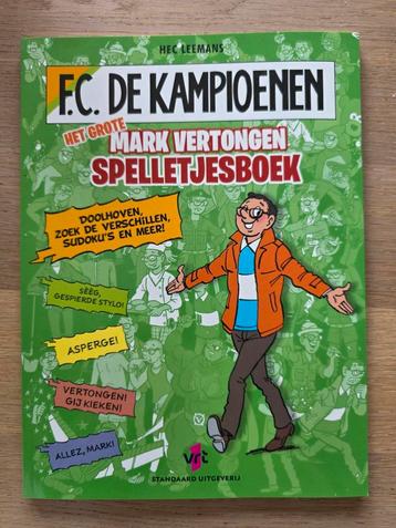 FC DE KAMPIOENEN het grote Mark Vertongen spelletjesboek beschikbaar voor biedingen