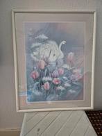 schilderij zwanen, Ophalen of Verzenden, Zo goed als nieuw, Schilderij