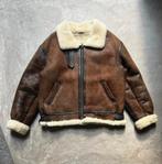 Originele lederen pilotenjas, Kleding | Heren, Ophalen of Verzenden, Zo goed als nieuw, Maat 56/58 (XL)