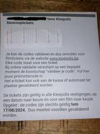 2 bioscooptickets kinepolis, Tickets en Kaartjes, Twee personen