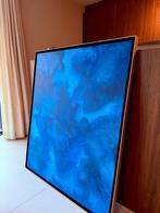 Schilderij ‘Blue smoke’ 1/1 professioneel ingelijst, Ophalen of Verzenden
