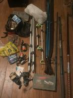 Steun voor strandhengels hengels molens lood enz, Ophalen of Verzenden, Zo goed als nieuw, Complete set