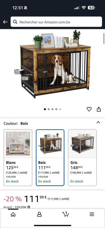 Bench voor honden, Enlèvement, Utilisé, Niche à chien