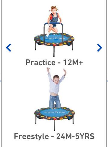Mini trampoline voor kinderen 12m tot 5j, Enlèvement, Utilisé