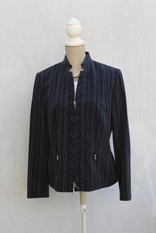 Blazer T42 van Gerry Weber, Kleding | Dames, Jasjes, Kostuums en Pakken, Zo goed als nieuw, Maat 42/44 (L), Blauw, Ophalen of Verzenden