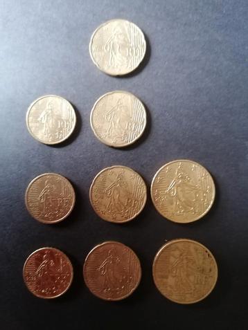 Franse euro munten beschikbaar voor biedingen