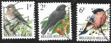 3 Postzegels België 1992 Vogels beschikbaar voor biedingen