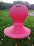 Rood gekleurde stoelen., Gebruikt, Twee, Ophalen of Verzenden, Rood