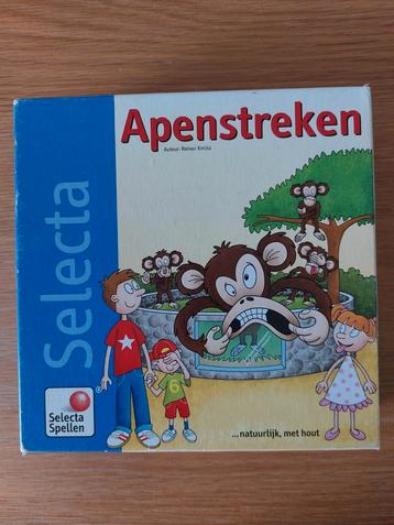 Apenstreken - gezelschapsspel- Selecta spellen, Hobby & Loisirs créatifs, Enlèvement ou Envoi, Comme neuf