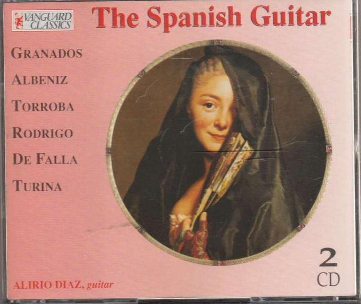 2 CD box - Vanguard Classics - The Spanish Guitar, Cd's en Dvd's, Cd's | Klassiek, Zo goed als nieuw, Orkest of Ballet, Romantiek