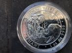 LAATSTE 2018 Somalia - 15th anniversary Elephant - 1 oz silv, Postzegels en Munten, Munten | Afrika, Ophalen of Verzenden, Overige landen