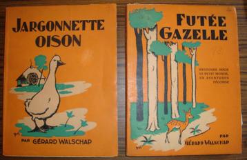 Gérard Walschap 2 boeken: Jargonnette Oison; Smart Gazelle beschikbaar voor biedingen