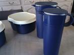 Tupperware, Ophalen of Verzenden, Gebruikt, Blauw, Bus of Trommel