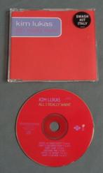 KIM LUKAS All I really want Eiffel 65 radio edit CD MAXI SIN, Cd's en Dvd's, Gebruikt, Ophalen of Verzenden