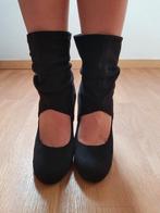 Zwarte damesschoenen maat 39, Kleding | Dames, Schoenen, Ophalen, Zo goed als nieuw
