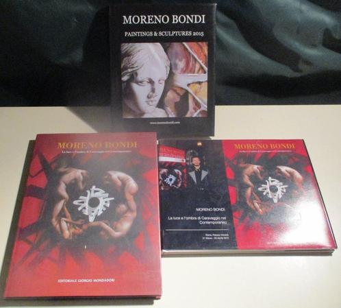 3 Kunstboeken over Italiaanse kunstenaar Moreno Bondi, Boeken, Kunst en Cultuur | Beeldend, Zo goed als nieuw, Ophalen of Verzenden