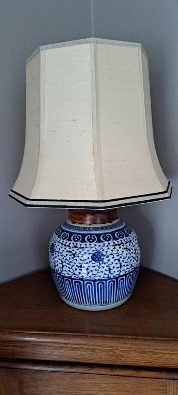 lampe de table - couleur bleu delft, Klassiek, Enlèvement, Utilisé, Autres matériaux