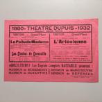 Virton publicité théâtre Dupuis de 1932, Enlèvement ou Envoi