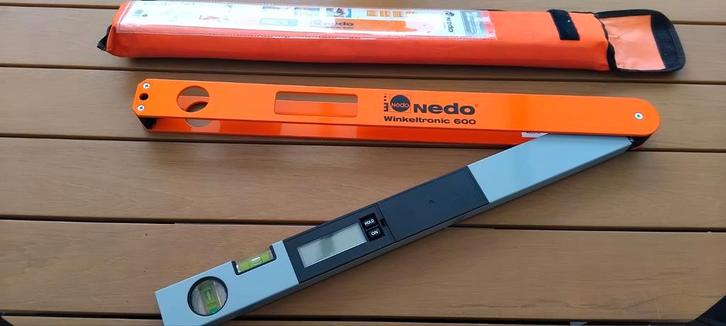 Nedo winkeltronic digitale hoekwaterpas (NIEUW), Doe-het-zelf en Bouw, Meetapparatuur, Nieuw, Ophalen