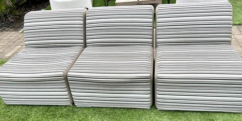 Bristol lounge zetels ,3 stuks, Tuin en Terras, Tuinstoelen, Gebruikt, Ophalen