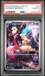 Marnie's Morpeko PSA 10 - 020/019 Japanese Starter Set SVOM, Hobby en Vrije tijd, Ophalen of Verzenden, Zo goed als nieuw, Losse kaart