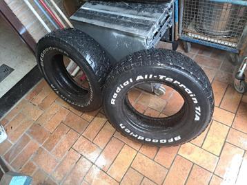 2 Nieuwe BFGOODRIDGE Radial All-Terrain  LT215/75R15 banden beschikbaar voor biedingen