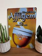 Metalen reclamebord Affligem, Ophalen of Verzenden, Nieuw, Reclamebord, Plaat of Schild