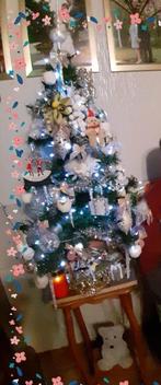 Kerstboom met versieringen en kerststal, Diversen, Ophalen, Gebruikt