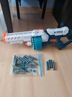 X shot geweer met veerdruk, Ophalen, Gebruikt