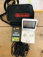 Gameboy Advance SP met 3 Games, Ophalen of Verzenden
