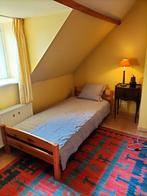 Ikea houten bed voor 1 persoon met boxspring en matras, Huis en Inrichting, Slaapkamer | Bedden, Zo goed als nieuw, Hout, Ophalen