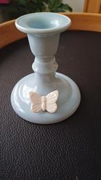 kaarsenhouder, Huis en Inrichting, Woonaccessoires | Kandelaars en Kaarsen, Overige materialen, Blauw, Ophalen of Verzenden, Zo goed als nieuw