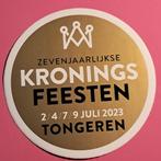 Tongeren Kroningsfeesten 2023, Ophalen of Verzenden, Nieuw, Overige typen