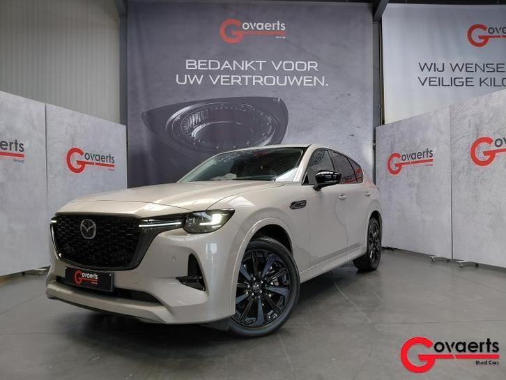 Mazda CX-60 2.5L e-SKYACTIV PHEV 327PK 8AT AWD HOMURA, Auto's, Mazda, Bedrijf, CX-60, Adaptieve lichten, Airbags, Airconditioning