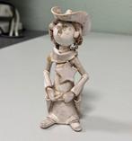 Vintage Dino Bencini Beeldje Brandweerman Italië Gesigneerd, Ophalen of Verzenden, Zo goed als nieuw