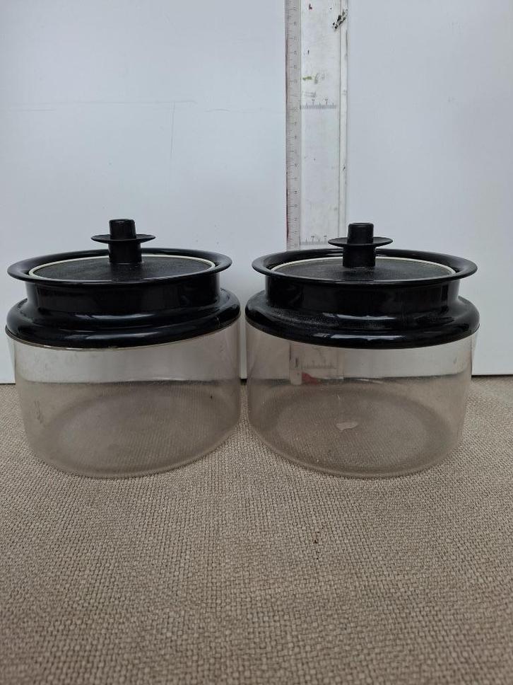 Tupperware Panorama doos, vintage bewaardoos, Huis en Inrichting, Keuken | Tupperware, Gebruikt, Bus of Trommel, Rood, Ophalen of Verzenden