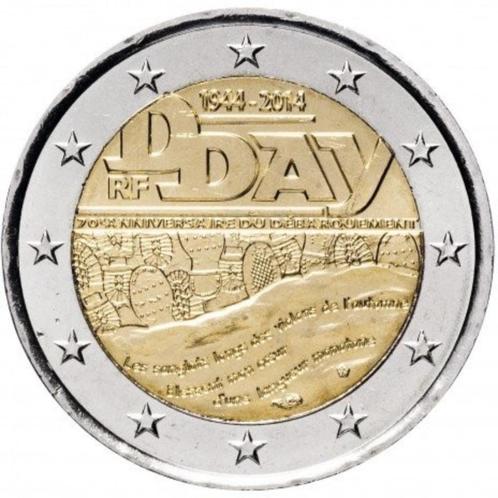 2 euros 2014 France 'D-Day', Timbres & Monnaies, Monnaies | Europe | Monnaies euro, Monnaie en vrac, 2 euros, France, Enlèvement ou Envoi