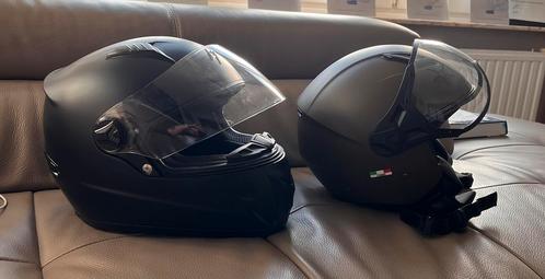 Motor helmen ( bromfiets ) scooter .. vul zelf maar in :-), Fietsen en Brommers, Brommerhelmen, Zo goed als nieuw, Ophalen