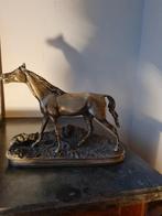 verguld brons uit de 19e eeuw - Paard gesigneerd P.J.Mène, Antiek en Kunst, Verzenden