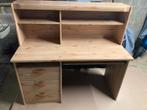 bureau met bijhorende kast ( zeer stevig ), Enlèvement, Comme neuf, Bureau