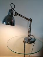 Bureau lamp in chroom, vintage model, Maison & Meubles, Lampes | Lampes de table, Comme neuf, Vintage, Enlèvement ou Envoi, Métal