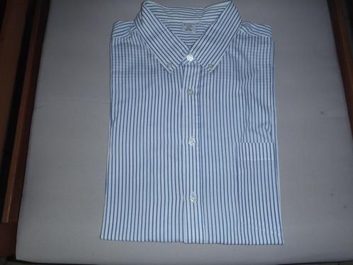 shirt met lijnen maat 2XL, Kleding | Heren, Overhemden, Zo goed als nieuw, Blauw, Ophalen of Verzenden