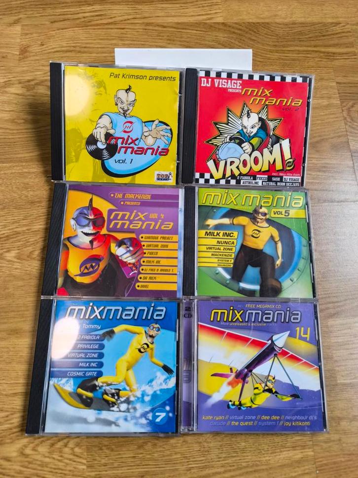 Mix Mania 1 - 2 - 4 - 5 - 7 - 14 mix mania 1-2-4-5-7-14, Cd's en Dvd's, Cd's | Dance en House, Zo goed als nieuw, Ophalen of Verzenden