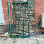 Groene IJzeren tuinpoort 190cm*90cm, Ophalen, Gebruikt, Minder dan 100 cm, Draaipoort