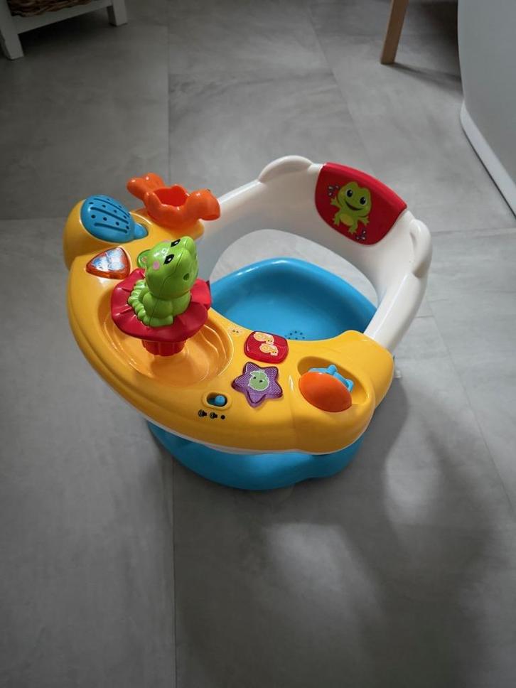 Vtech 2 in 1 interactief badzitje - Perfecte staat, Kinderen en Baby's, Speelgoed | Vtech, Zo goed als nieuw, 6 maanden tot 2 jaar