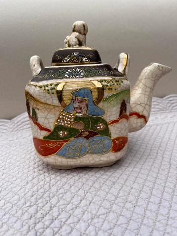 Vintage Japanse Porselein Theepot - Satsuma beschikbaar voor biedingen