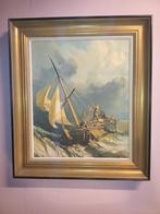 Groot schilderschip op zee, Ophalen of Verzenden