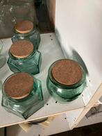 Glazen potten 4stuks, Enlèvement, Neuf
