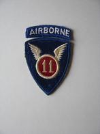 originele patch van de 11e Airborne Division., Verzamelen, Militaria | Tweede Wereldoorlog, Verzenden